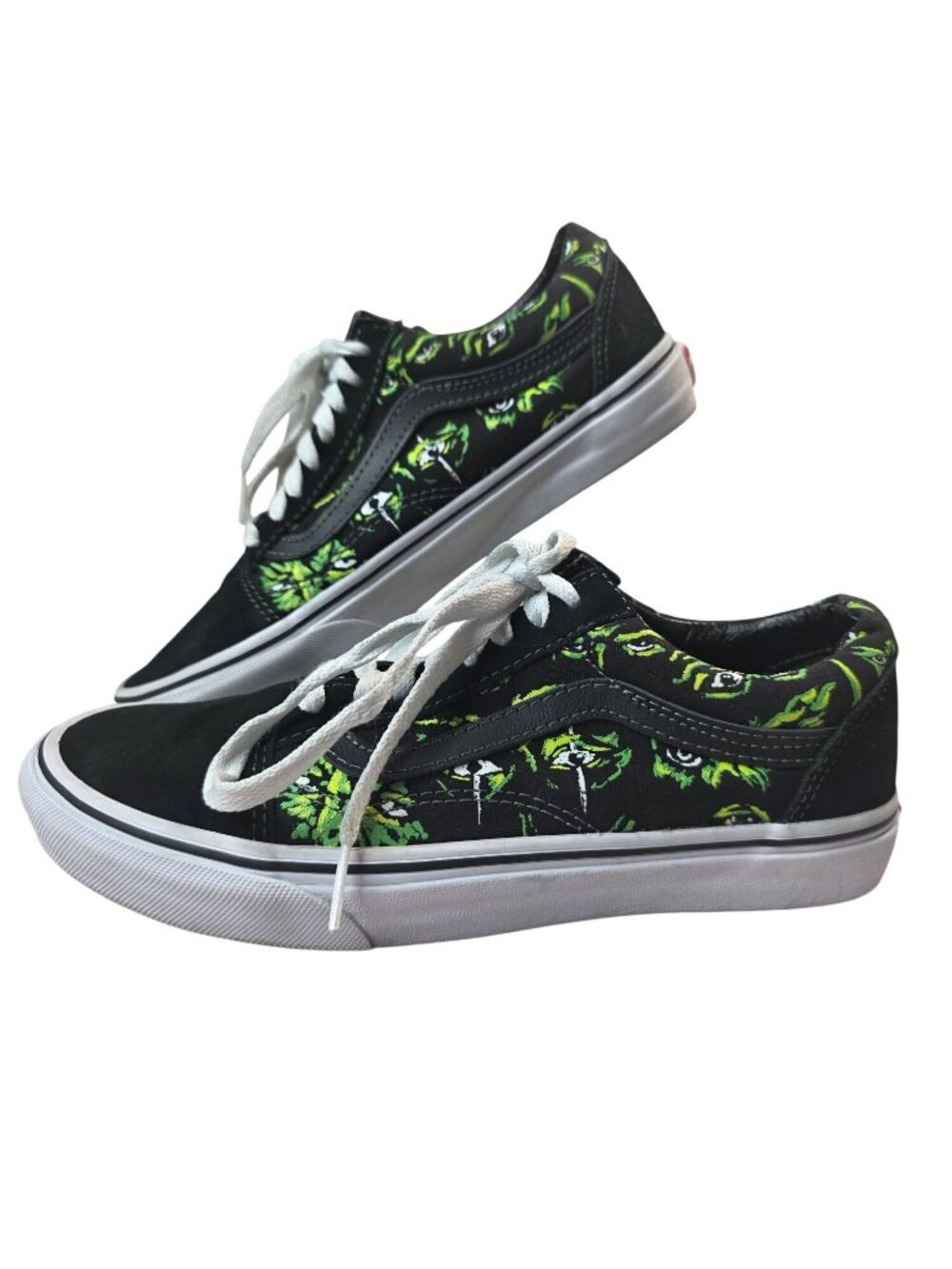 Vans Old Skool Low-Top Sneakers "Eyes in the Dark" Graphic Print Mens 6.5